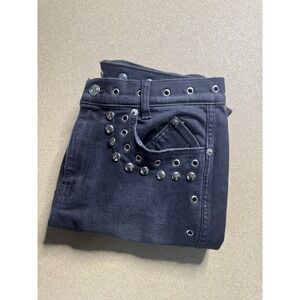 Current/Elliott‎ Black Beats Non-stretch Jeans 31 x 28 $248